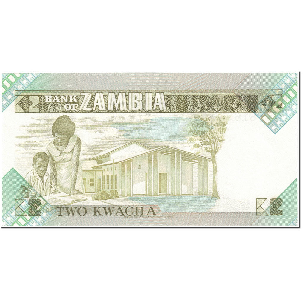 Banknote, Zambia, 2 Kwacha, 1980-1988, Undated (1980-1988), KM:24c, UNC(65-70)