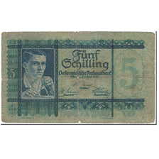 Banknote, Austria, 5 Schilling, 1927, 1927-07-01, KM:93, VF(20-25)