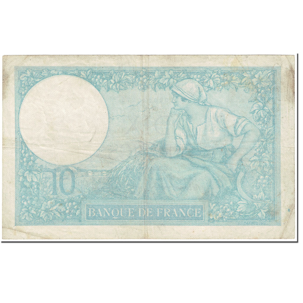 Francia, 10 Francs, 10 F 1916-1942 ''Minerve'', 1941, 1941-01-09, BB