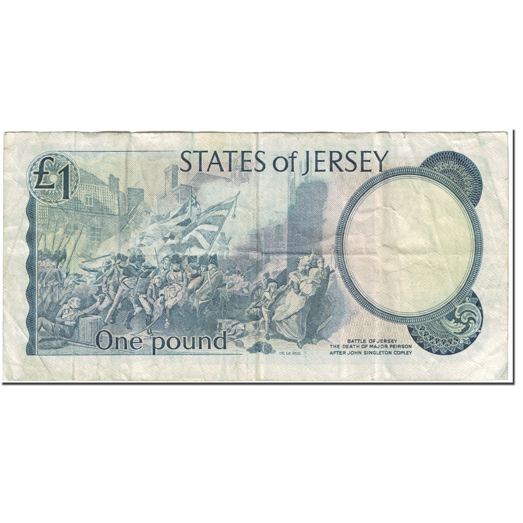 Banknote, Jersey, 1 Pound, 1976-1988, Undated (1976-1988), KM:11a, VF(20-25)