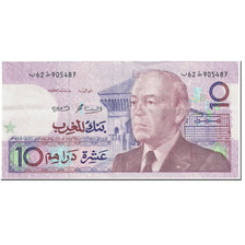 Banknote, Morocco, 10 Dirhams, 1991, Undated (1991), KM:63b, EF(40-45)