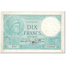 Frankreich, 10 Francs, 10 F 1916-1942 ''Minerve'', 1941, 1941-01-09, SS