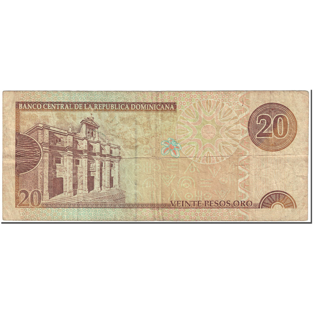 Banknote, Dominican Republic, 20 Pesos Oro, 2003, Undated (2003), KM:169a