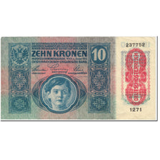 Banknote, Austria, 10 Kronen, 1919, Undated (1919), KM:51a, EF(40-45)