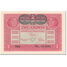 Banknote, Austria, 2 Kronen, 1919, Undated (1919), KM:50, UNC(65-70)