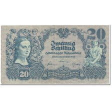 Banknote, Austria, 20 Schilling, 1945, 1945-05-29, KM:116, EF(40-45)