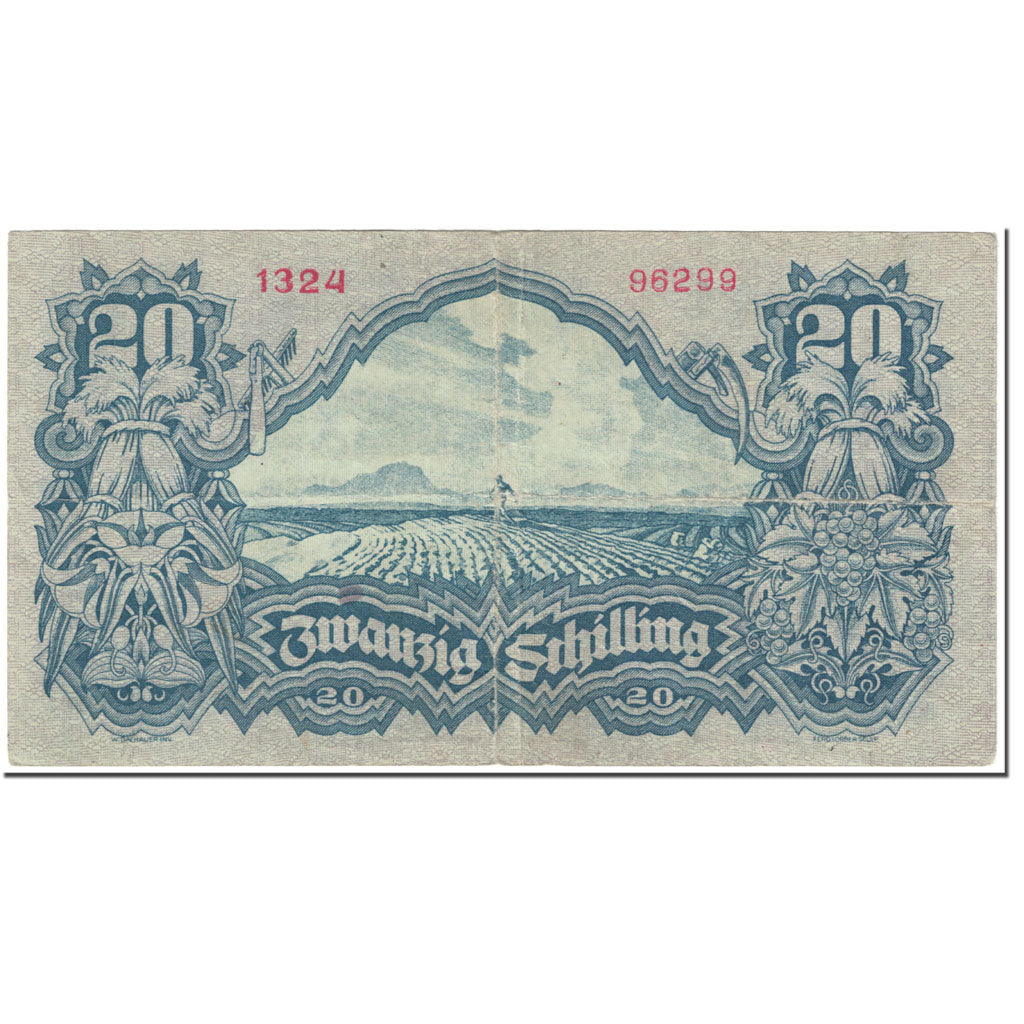 Banknote, Austria, 20 Schilling, 1945, 1945-05-29, KM:116, EF(40-45)
