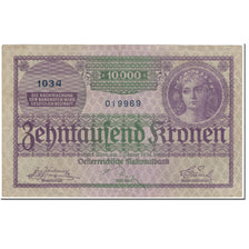 Banknote, Austria, 10,000 Kronen, 1924, 1924-01-02, KM:85, EF(40-45)