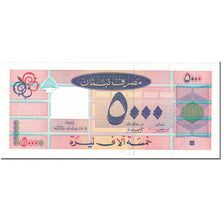 Banknote, Lebanon, 5000 Livres, 1994, Undated (1994), KM:71a, UNC(65-70)