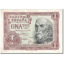 Billet, Espagne, 1 Peseta, 1953, 1953-07-22, KM:144a, TTB