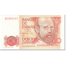 Banknote, Spain, 200 Pesetas, 1980, 1980-09-16, KM:156, UNC(65-70)