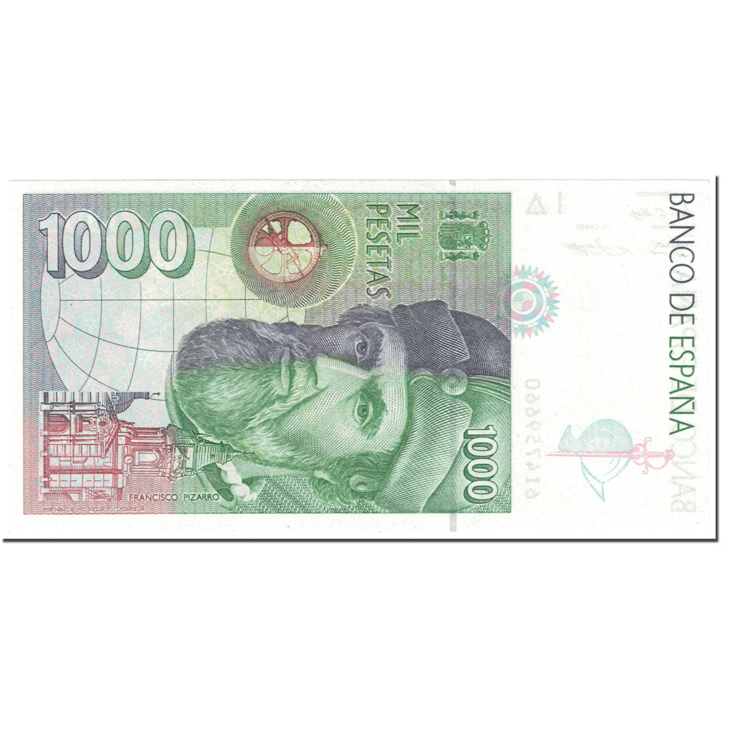 Banknote, Spain, 1000 Pesetas, 1992, 1992-10-12, KM:163, UNC(65-70)