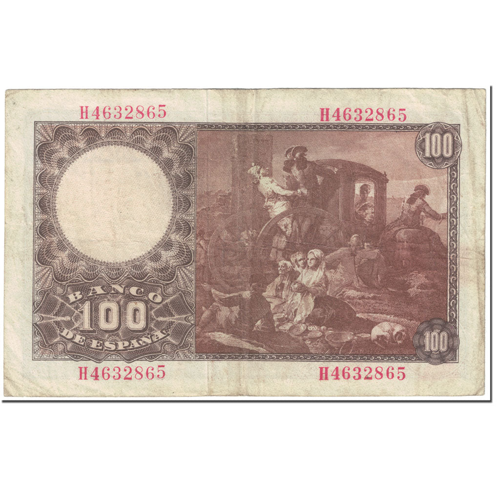 Banknote, Spain, 100 Pesetas, 1948, 1948-05-02, KM:137a, VF(20-25)