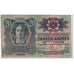 Banknote, Austria, 20 Kronen, 1919, Old date 1913-01-02, KM:53a, EF(40-45)