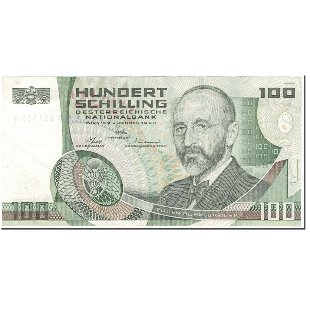 Banknote, Austria, 100 Schilling, 1984, 1984-01-02, KM:150, EF(40-45)