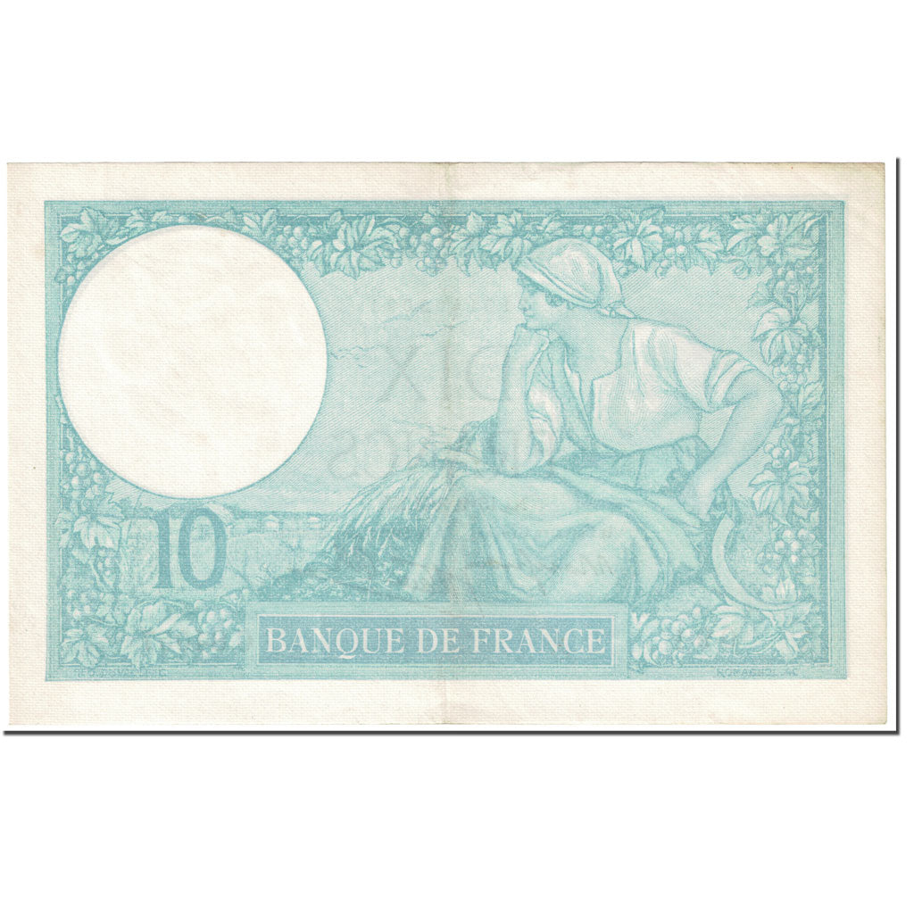 Francia, 10 Francs, 10 F 1916-1942 ''Minerve'', 1941, 1941-01-16, MBC