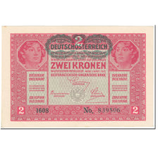 Billete, 2 Kronen, 1919, Austria, Old date 1917.03.01, KM:50, EBC