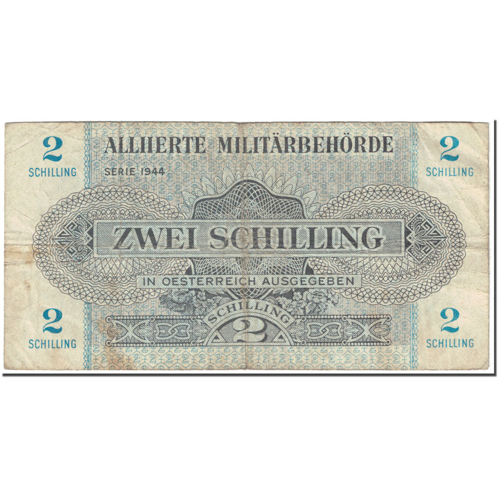 Banknote, Austria, 2 Schilling, 1944, SÉRIE 1944., KM:104a, VF(20-25)