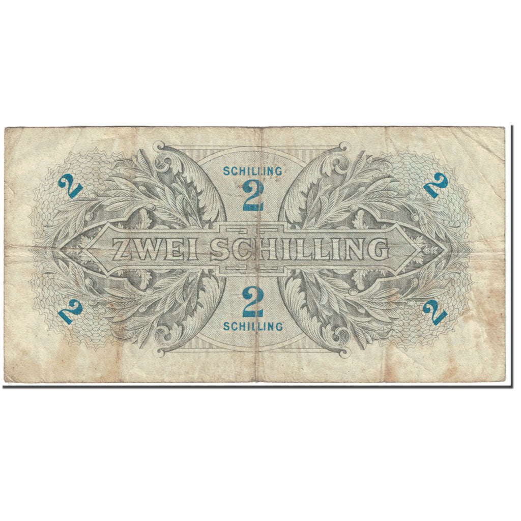 Banknote, Austria, 2 Schilling, 1944, SÉRIE 1944., KM:104a, VF(20-25)