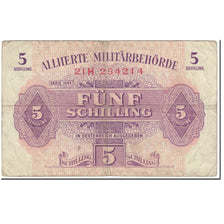Banknote, Austria, 5 Schilling, 1944, SÉRIE 1944., KM:105, VF(20-25)