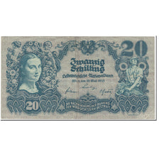 Banknote, Austria, 20 Schilling, 1945, 1945-05-29, KM:116, EF(40-45)
