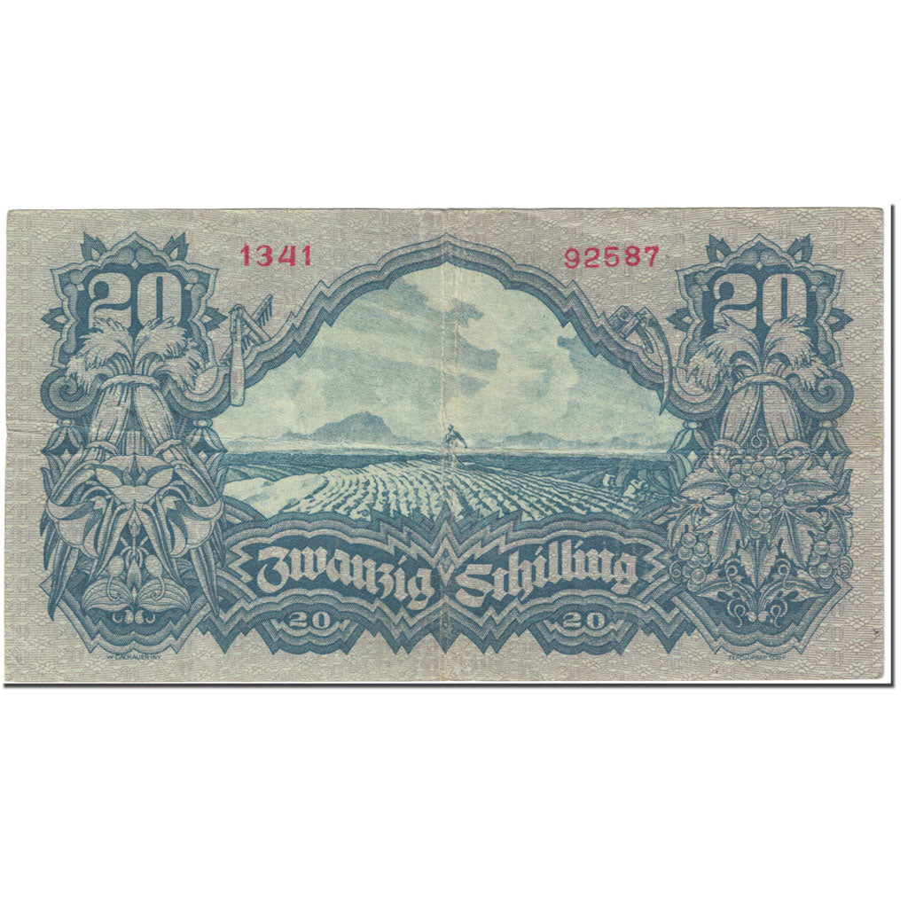 Banknote, Austria, 20 Schilling, 1945, 1945-05-29, KM:116, EF(40-45)