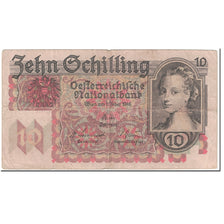 Banknote, Austria, 10 Schilling, 1946, 1946-02-02, KM:122, VF(20-25)