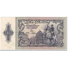 Banknote, Austria, 10 Schilling, 1950, 1950-01-02, KM:128, VF(20-25)