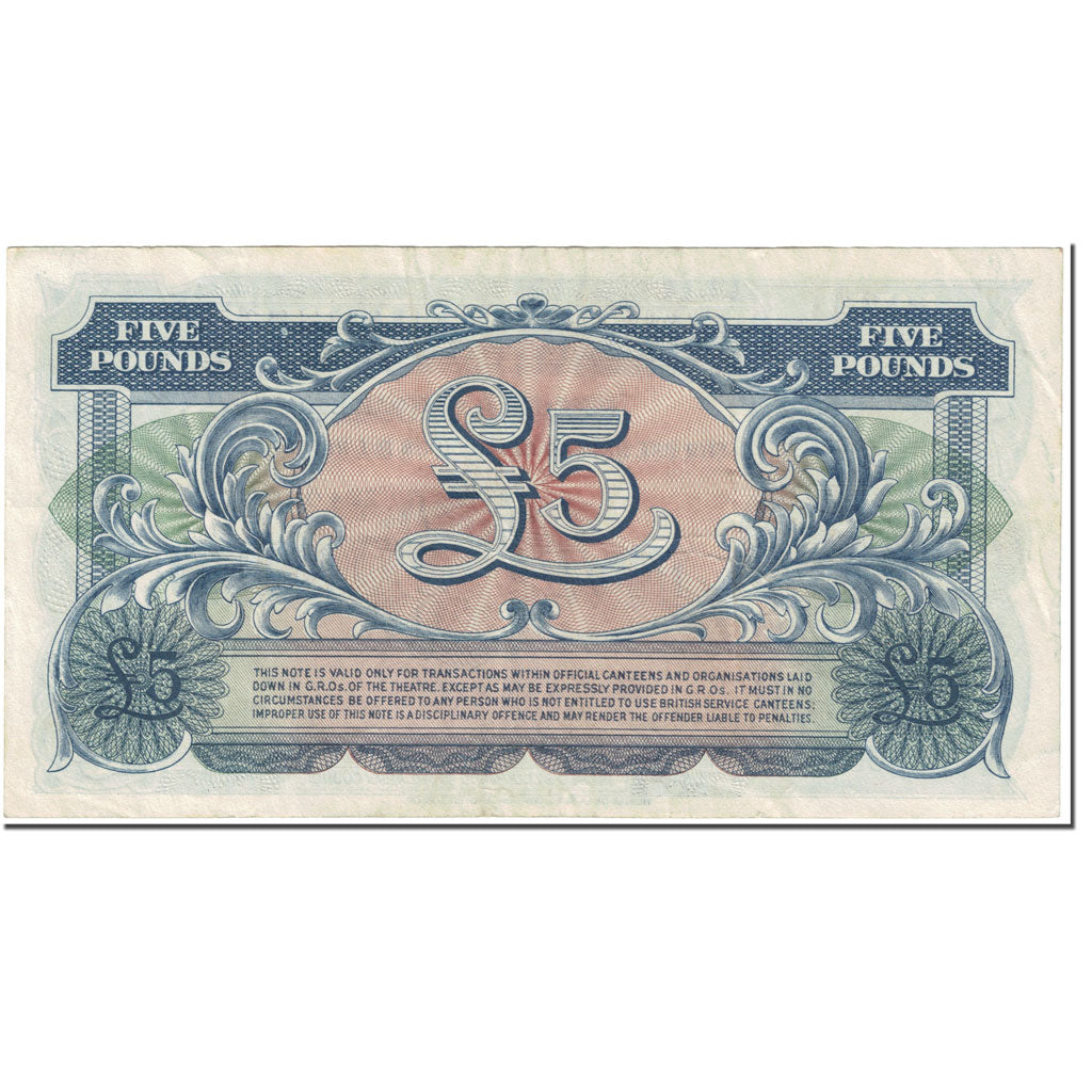 Banknote, Great Britain, 5 Pounds, 1948, Undated (1948), KM:M23, EF(40-45)