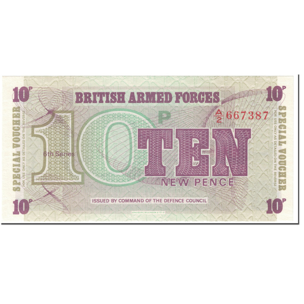 Banknote, Great Britain, 10 New Pence, 1972, Undated (1972), KM:M48, UNC(65-70)