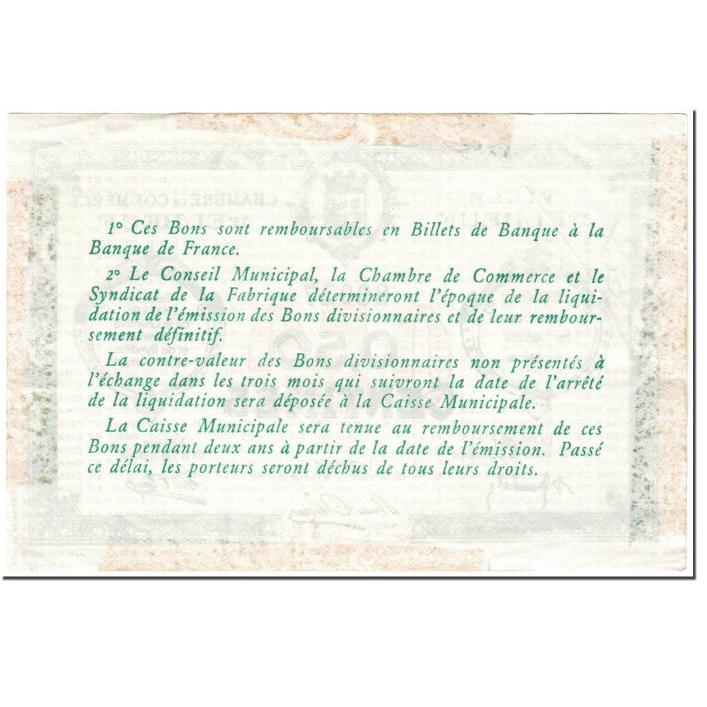 Francia, 50 Centimes, Other, 1918, Undated (1918), SPL-