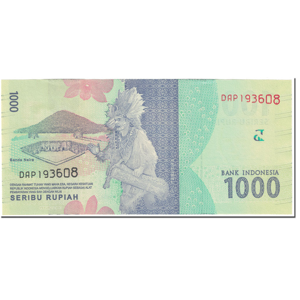 Billete, 1000 Rupiah, 2017, Indonesia, Undated (2017), KM:154b, UNC