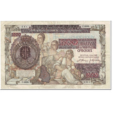 Banknote, Serbia, 1000 Dinara on 500 Dinara, 1941, 1941-05-01, KM:24, EF(40-45)