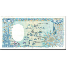 Banknote, Congo Republic, 1000 Francs, 1985, 1985-01-01, KM:9, EF(40-45)