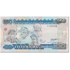 Billet, Nigéria, 50 Naira, 1991, Undated (1991), KM:27b, TTB
