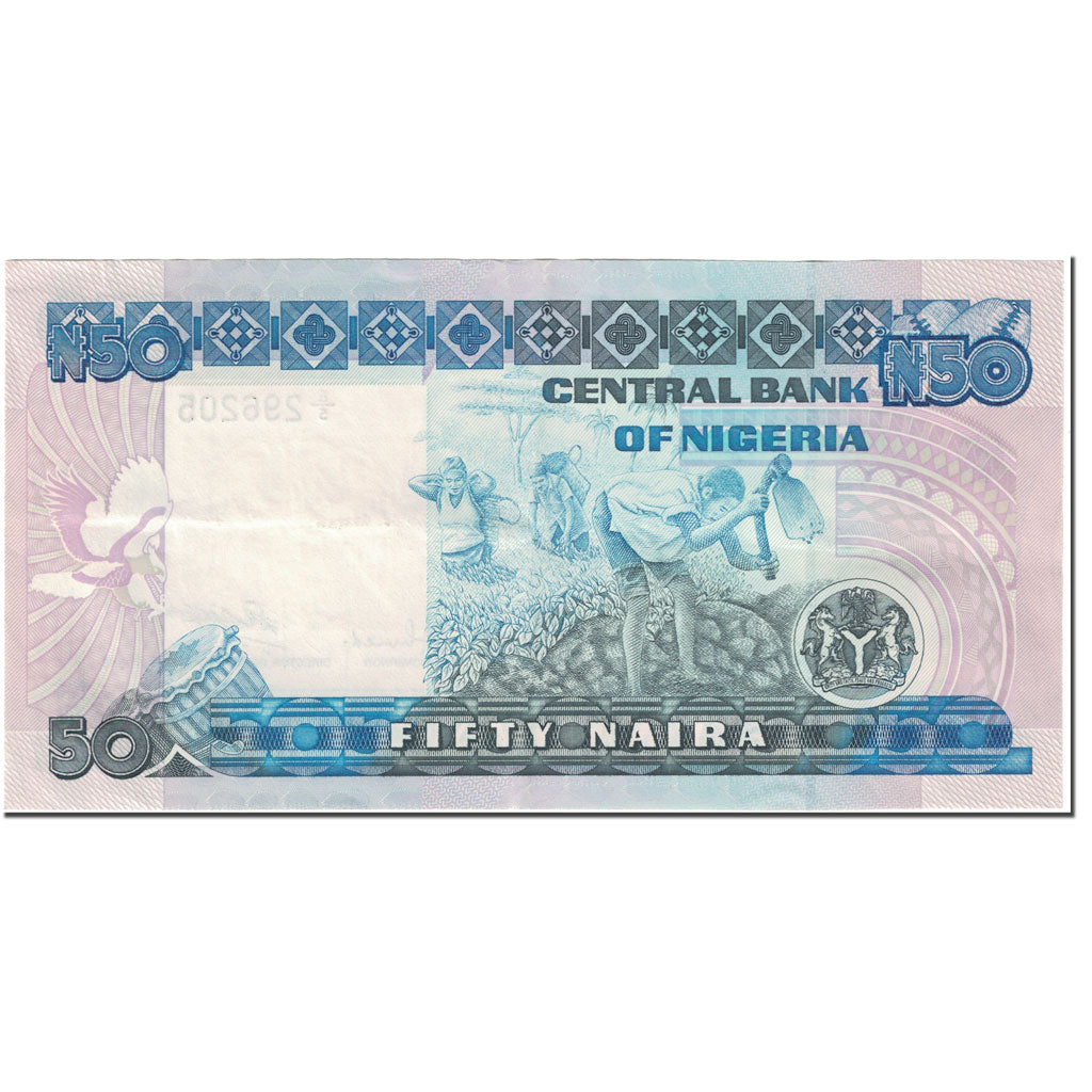 Billet, Nigéria, 50 Naira, 1991, Undated (1991), KM:27b, TTB