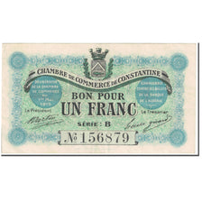 Banknote, Algeria, 1 Franc, Constantine,1915, 1915-05-01, UNC(63)