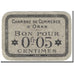 Banknote, Algeria, 5 Centimes, 1916, Oran, Undated (1916), UNC(65-70)