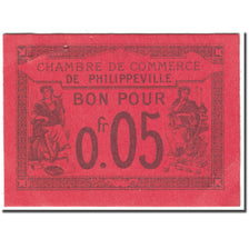 Banknote, Algeria, 5 Centimes, Philippeville, 1915, 1915-10-07, AU(55-58)