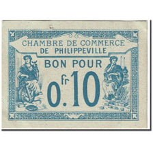 Banknote, Algeria, 10 Centimes, Philippeville, 1915, 1915-10-07, AU(55-58)