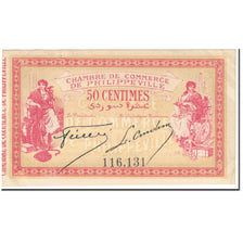 Banknote, Algeria, 50 Centimes, Philippeville, 1914, 1914-11-10, AU(55-58)