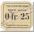 Biljet, Algerije, 25 Centimes, 1916-1918, Undated (1916-18), SPL