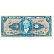 Banconote, Brasile, 10 Cruzeiros, 1961, Undated (1961), KM:167a, SPL