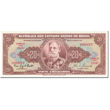 Billet, Brésil, 20 Cruzeiros, 1955-61, Undated (1955-61), KM:160d, NEUF