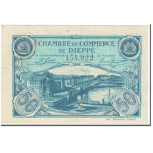 France, 50 Centimes, 1920, Dieppe, Undated (1920), EF(40-45)