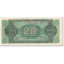 Billet, Grèce, 25,000,000 Drachmai, 1944, 1944-08-10, KM:130b, TTB