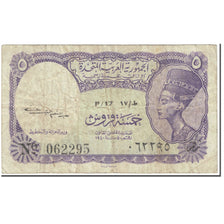 Banknote, Egypt, 5 Piastres, 1961, Undated (1961), KM:180b, VG(8-10)