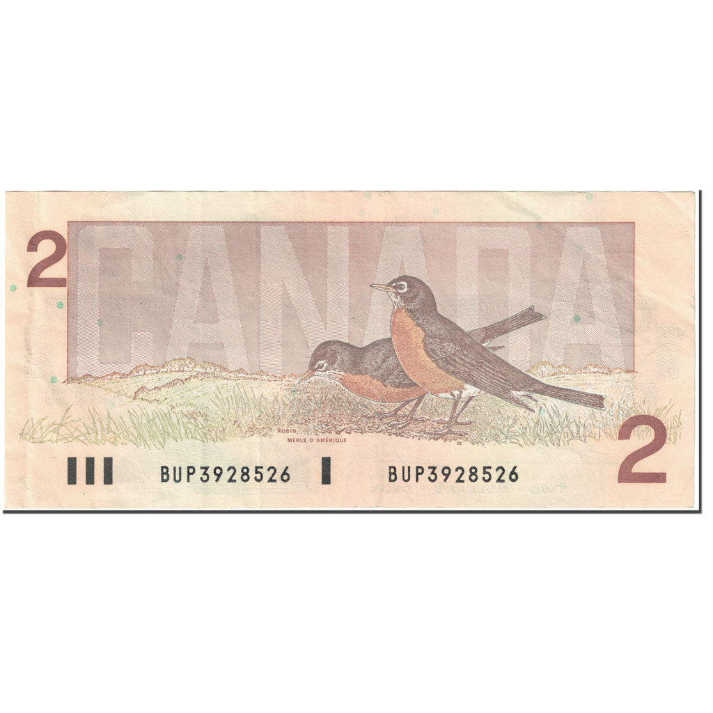 Banknote, Canada, 2 Dollars, 1986, Undated (1986), KM:94a, EF(40-45)