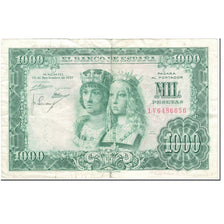 Banconote, Spagna, 1000 Pesetas, 1957, 1957-11-29, KM:149a, B