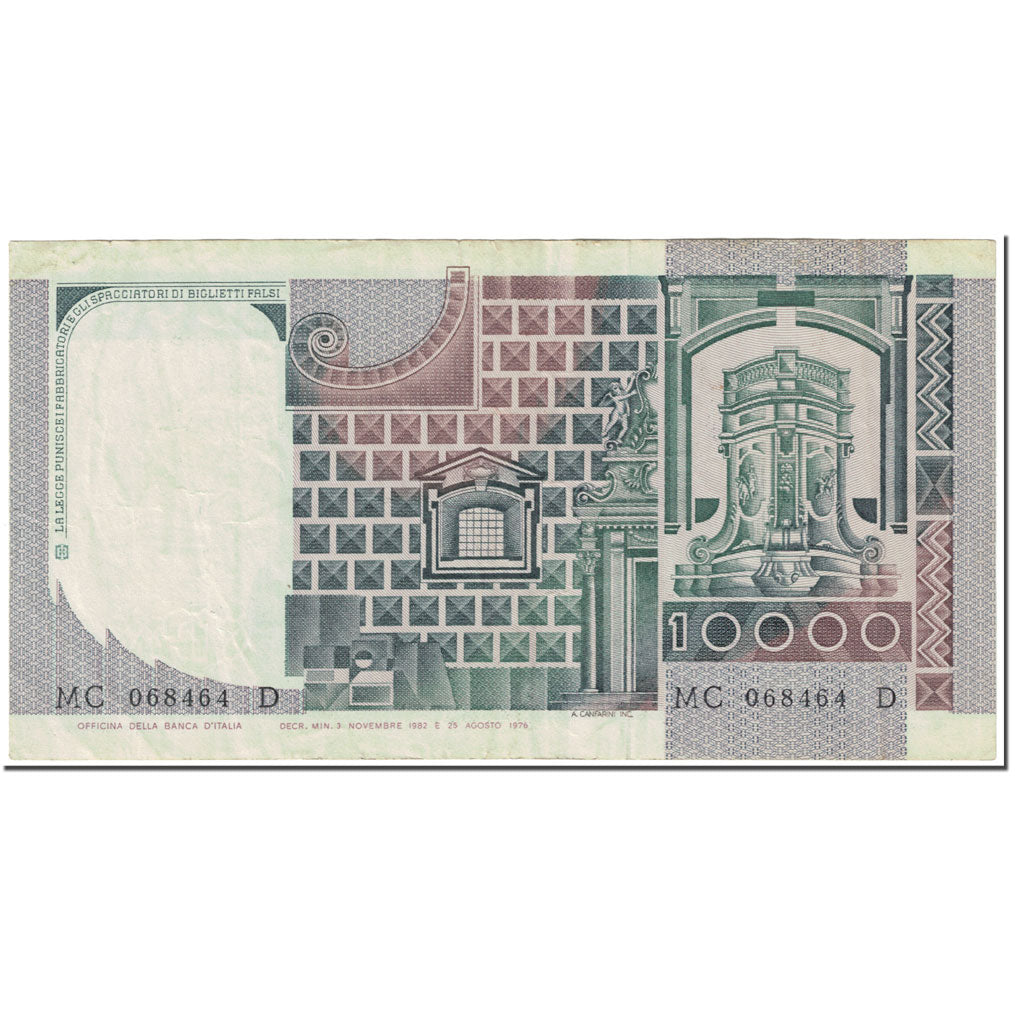 Banconote, Italia, 10,000 Lire, 1984, 1984-03-08, KM:106c, BB